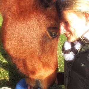 ein Bild mit mir und meinem Pony Dancer