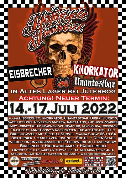 Plakat vom 30. Motorcycle Jamboree 2022