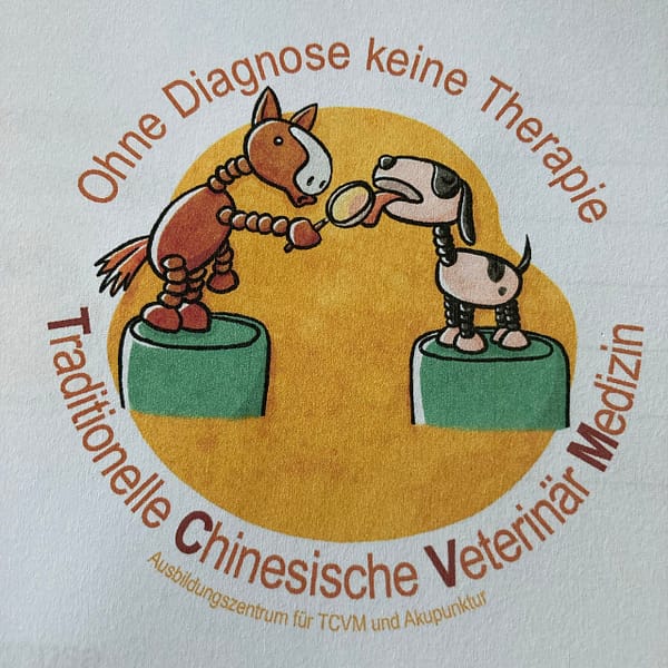 Logo von Stephanie Reineke "Ohne Diagnose keine Therapie" Traditionelle chinesische Veterinär Medizin". Ausbildungszentrum für TCVM und Akupunktur.