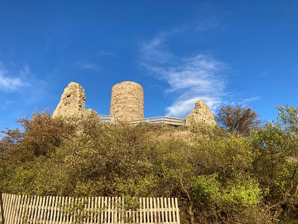 Burgruine in der Nähe von Warburg